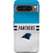 NFL Carolina Panthers White Striped Google Pixel 8 Pro Impact Case